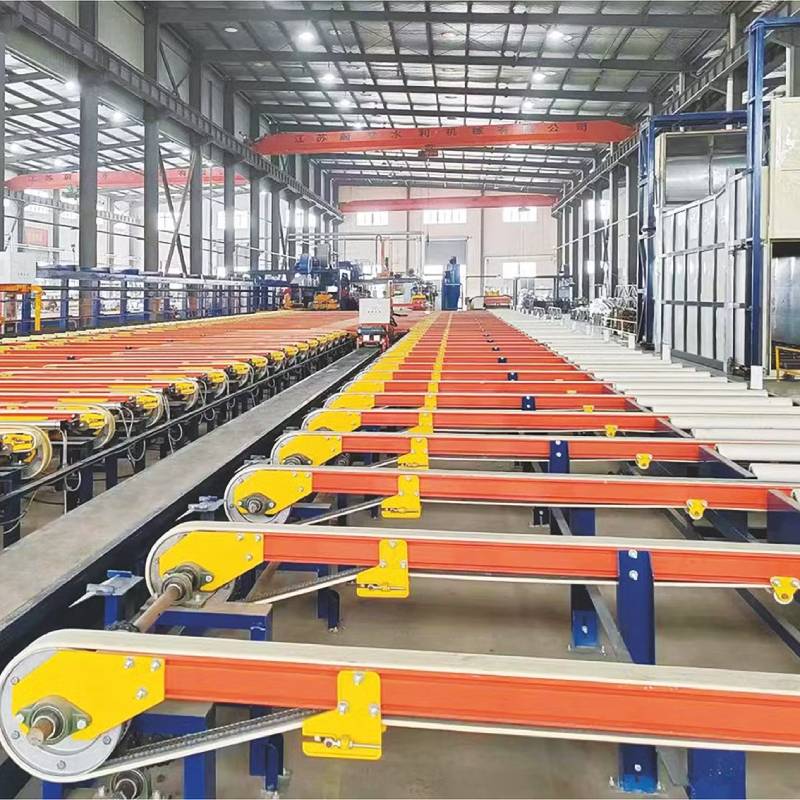 Cooling Handling Lines aluminum profile cooling bed handling table